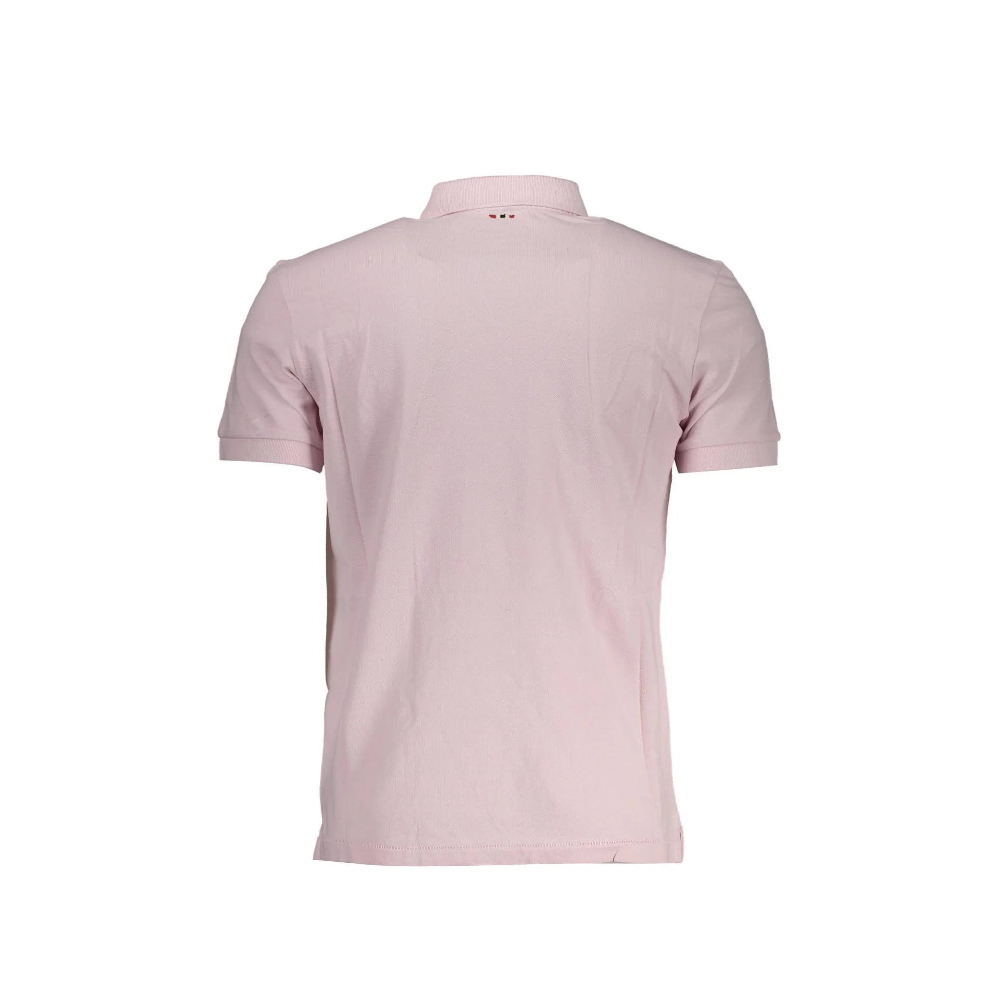NAPAPIJRI POLO MANICHE CORTE UOMO ROSA