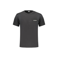 Bikkembergs T-Shirt Krótki Rękaw Mężczyzna Czarny Z Nadrukiem Logo