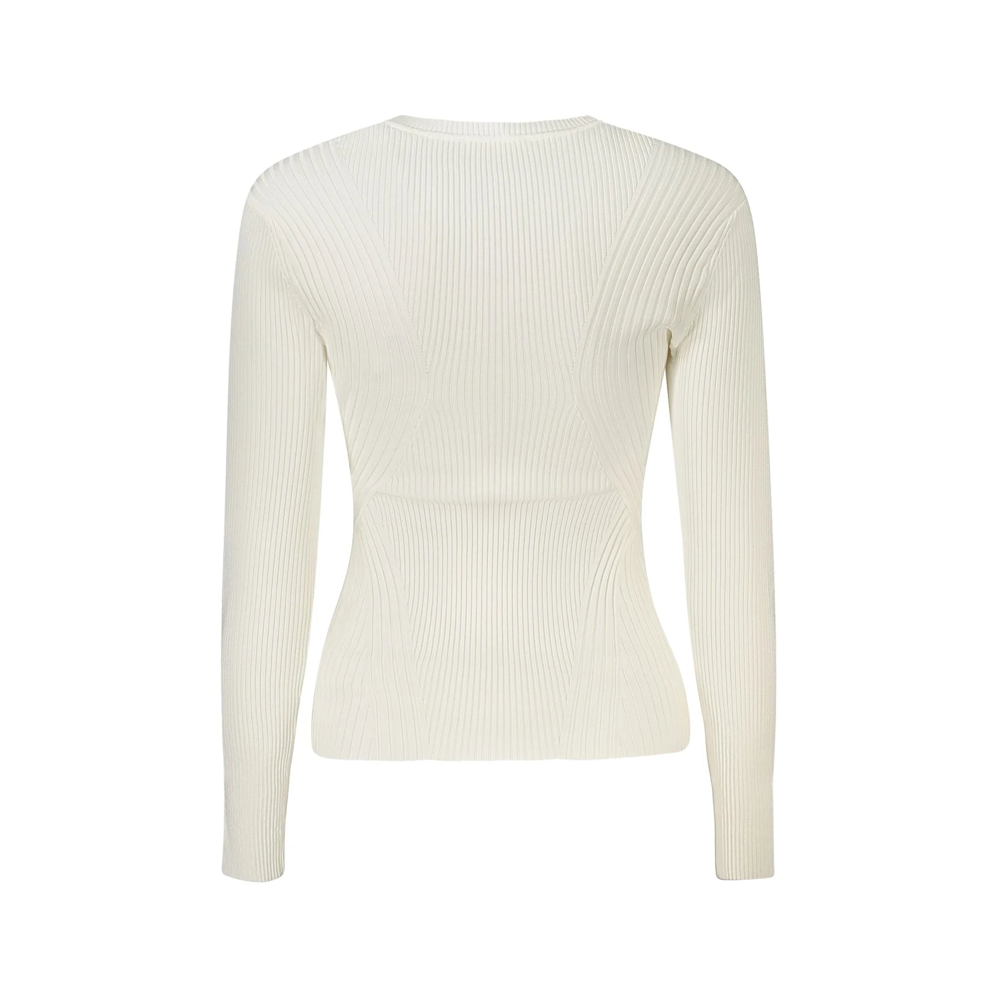 Guess Jeans Maglia Donna Bianca Logo Maglie bianco - vista 2