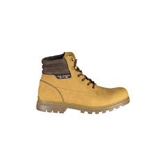 CARRERA Bottines Homme Jaunes avec Lacets et Logo Latéral