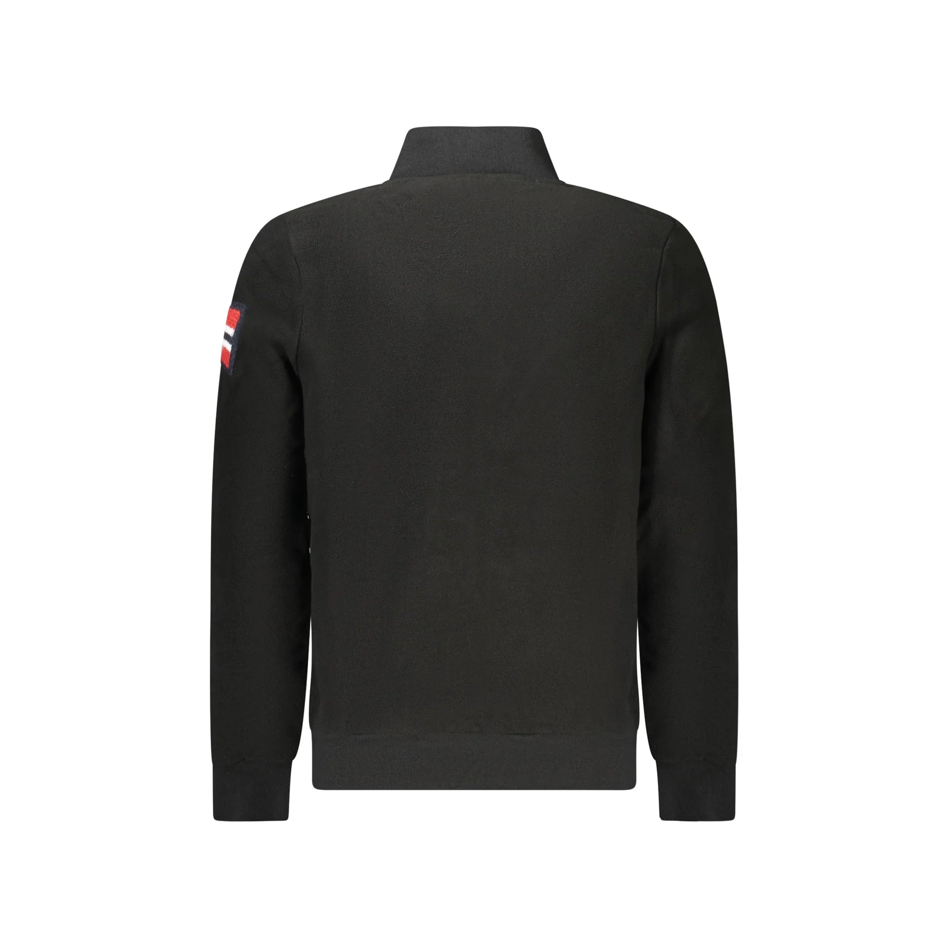 Norway 1963 Felpa Uomo Nero Zip Pile Tasche Ricamo Logo Felpe - vista 2