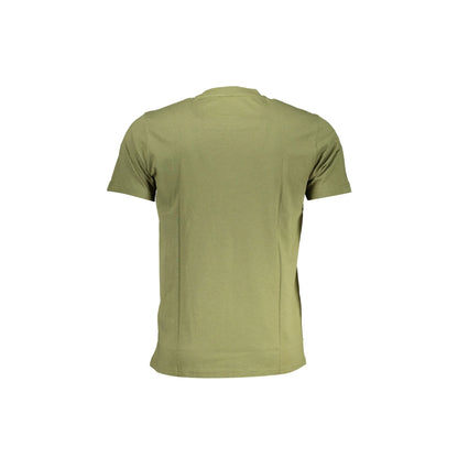 Cavalli Class T-Shirt Maniche Corte Uomo Verde Stampa - vista 2