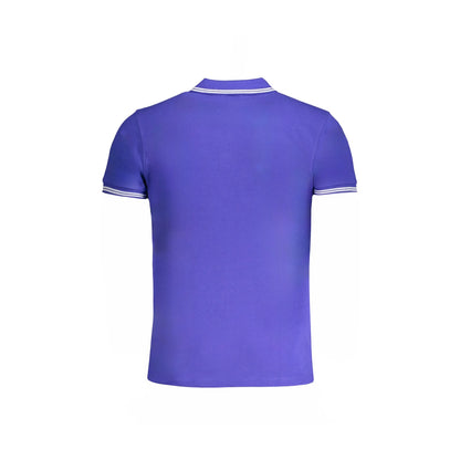 Cavalli Class Polo Maniche Corte Uomo Blu Ricamo - vista 2