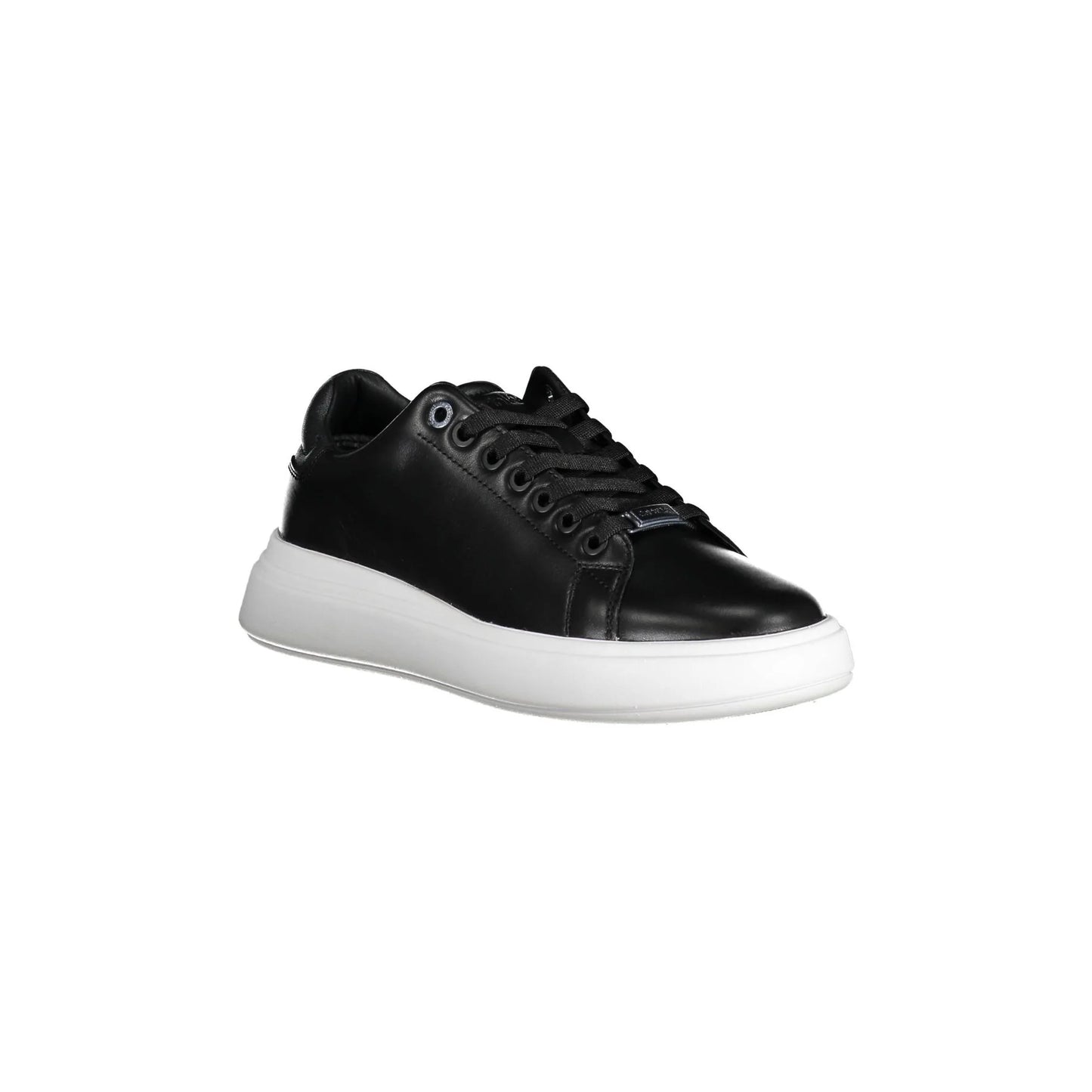 CALVIN KLEIN Scarpe Sneakers Donna Nere con Dettagli a Contrasto nero - vista 2