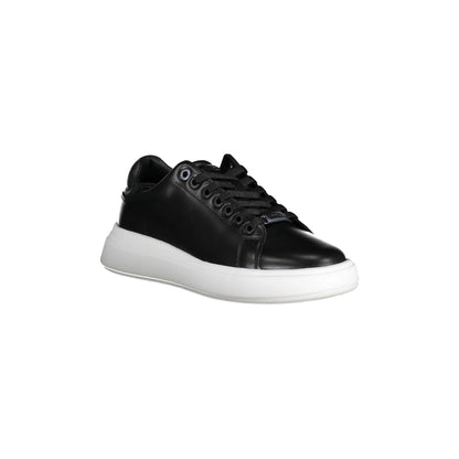CALVIN KLEIN Scarpe Sneakers Donna Nere con Dettagli a Contrasto nero - vista 2