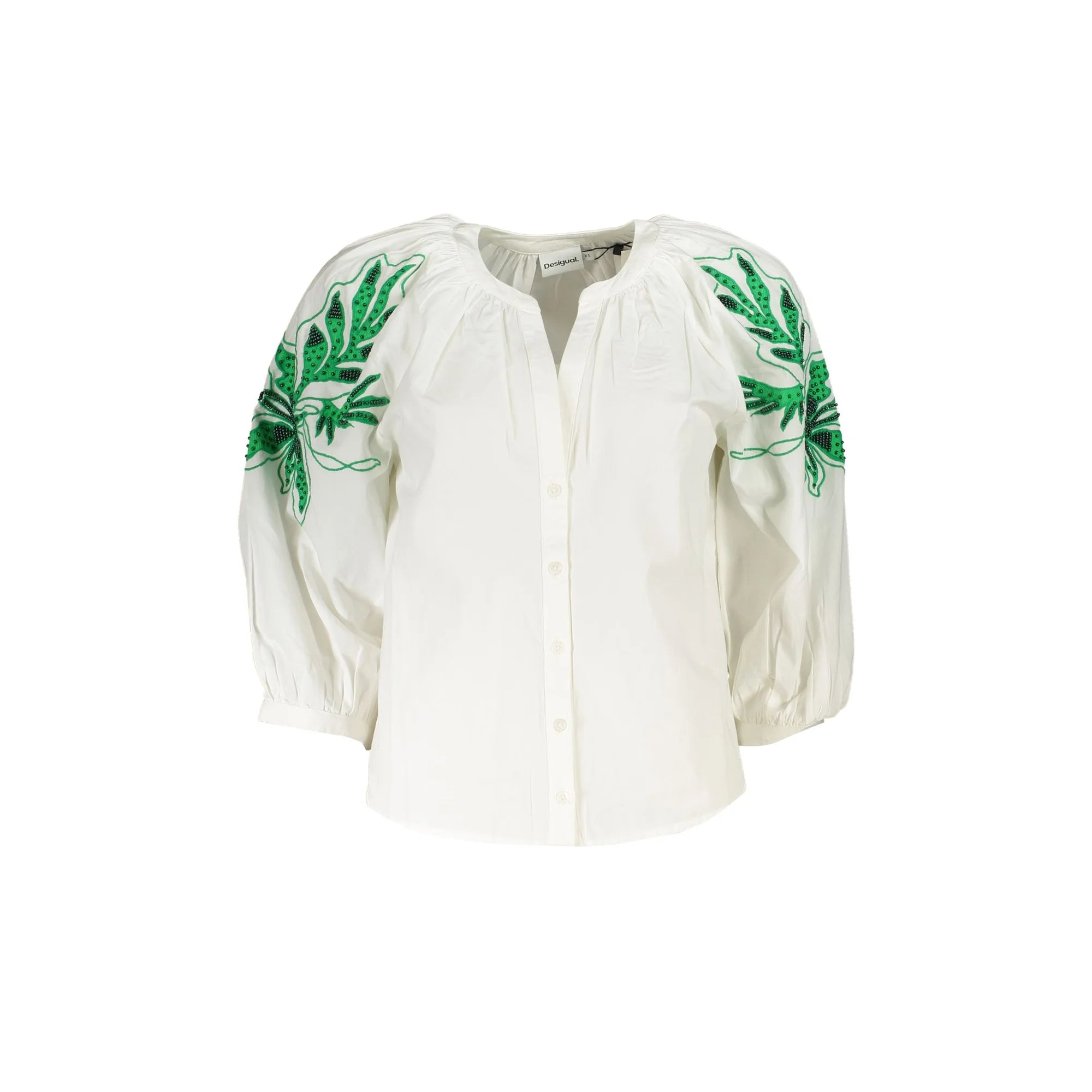 DESIGUAL CAMICIA MANICHE LUNGHE DONNA BIANCO