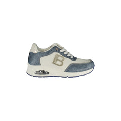 Laura Biagiotti Baskets Femme Bleu Broderie