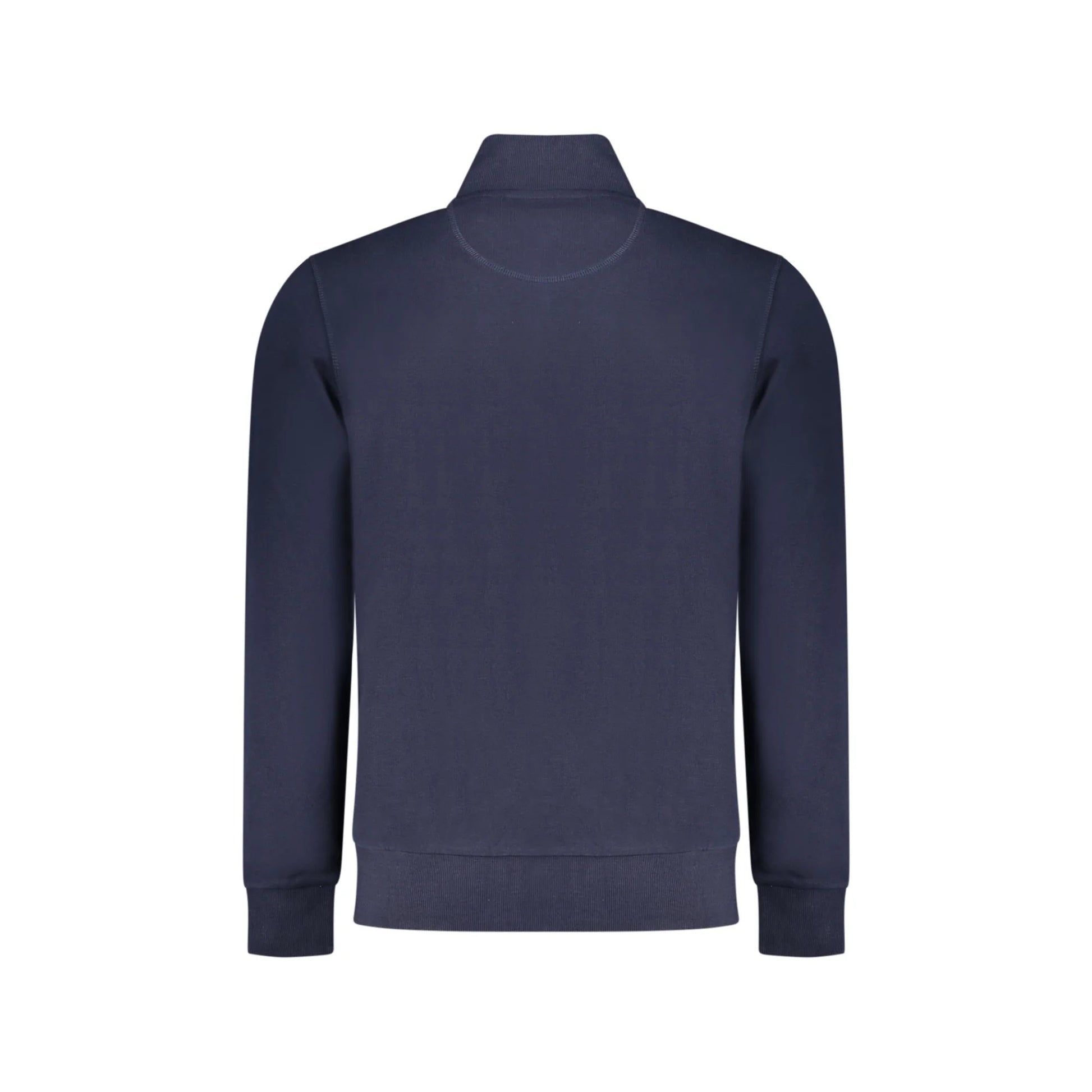 North Sails Felpa Uomo Blu Zip Garzata Tasche Logo Felpe - vista 2