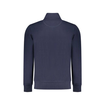 North Sails Felpa Uomo Blu Zip Garzata Tasche Logo Felpe - vista 2