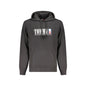 Tommy Hilfiger Felpa Uomo Nera con Cappuccio Garzata Logo Felpe Nero - foto prodotto