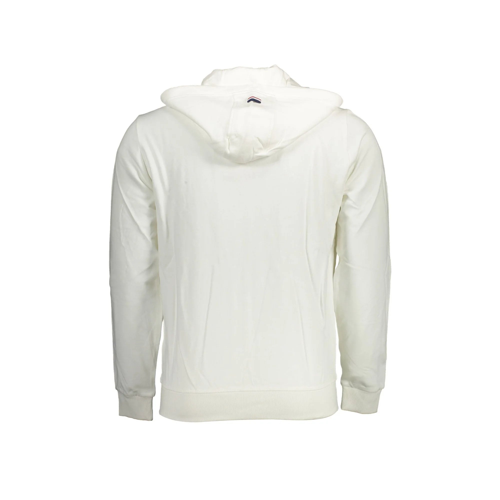 U.S. POLO FELPA CON ZIP UOMO BIANCO