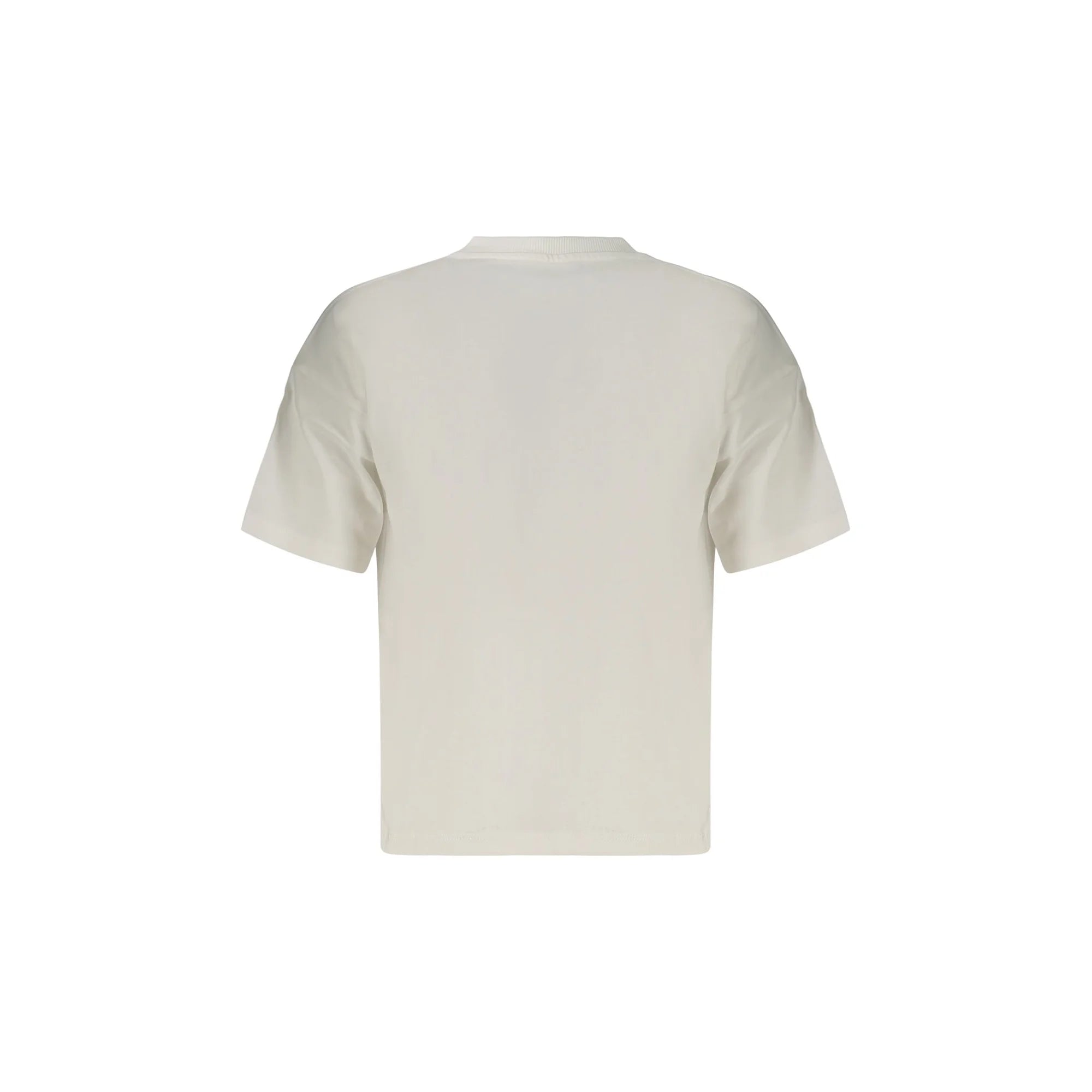 GUESS JEANS T-SHIRT MANICHE CORTE BAMBINO BIANCO