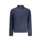 Norway 1963 Felpa Uomo Blu Mezza Zip Pile Applicazione Logo Felpe - foto prodotto