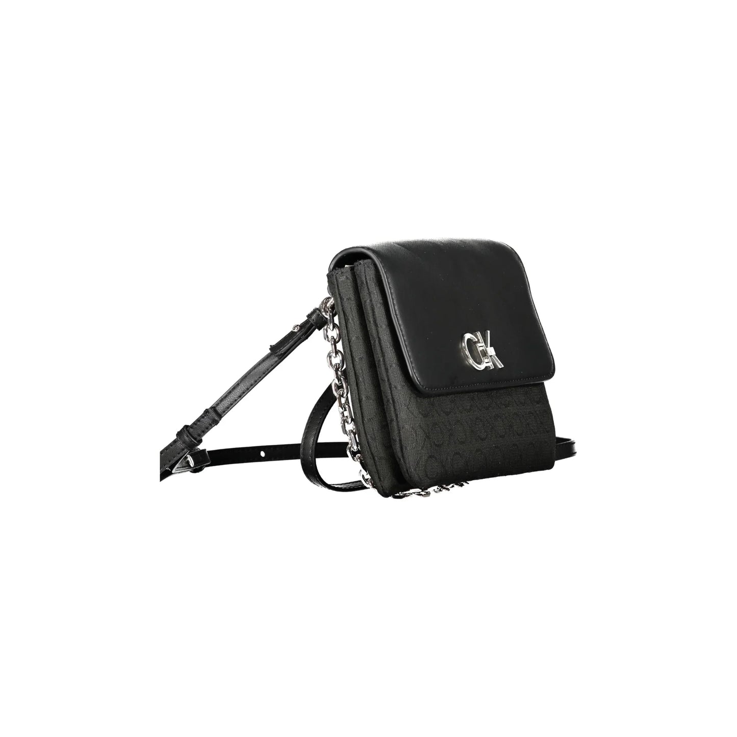 Calvin Klein Borsa Donna Nera con Manico in Catena e Tracolla Removibile Borse nero - vista 3
