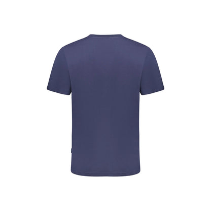 Fila T-Shirt Maniche Corte Uomo Blu Stampa Logo - vista 2