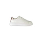 CALVIN KLEIN Scarpe Sneakers Donna Bianche con Dettagli a Contrasto Bianco - foto prodotto