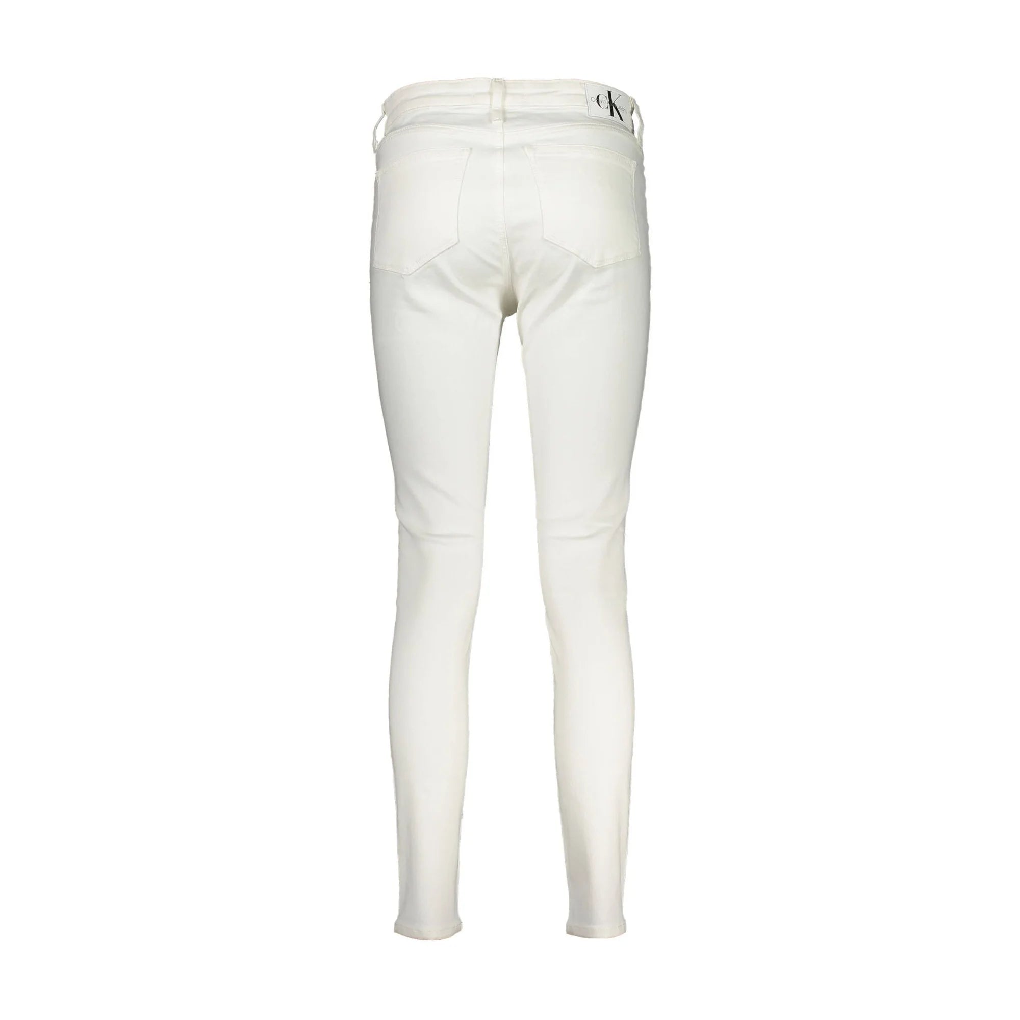CALVIN KLEIN JEANS DENIM DONNA BIANCO