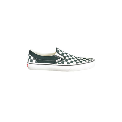 VANS Scarpe Slip-On Uomo Nere a Scacchi con Logo Sneakers Nero - foto prodotto
