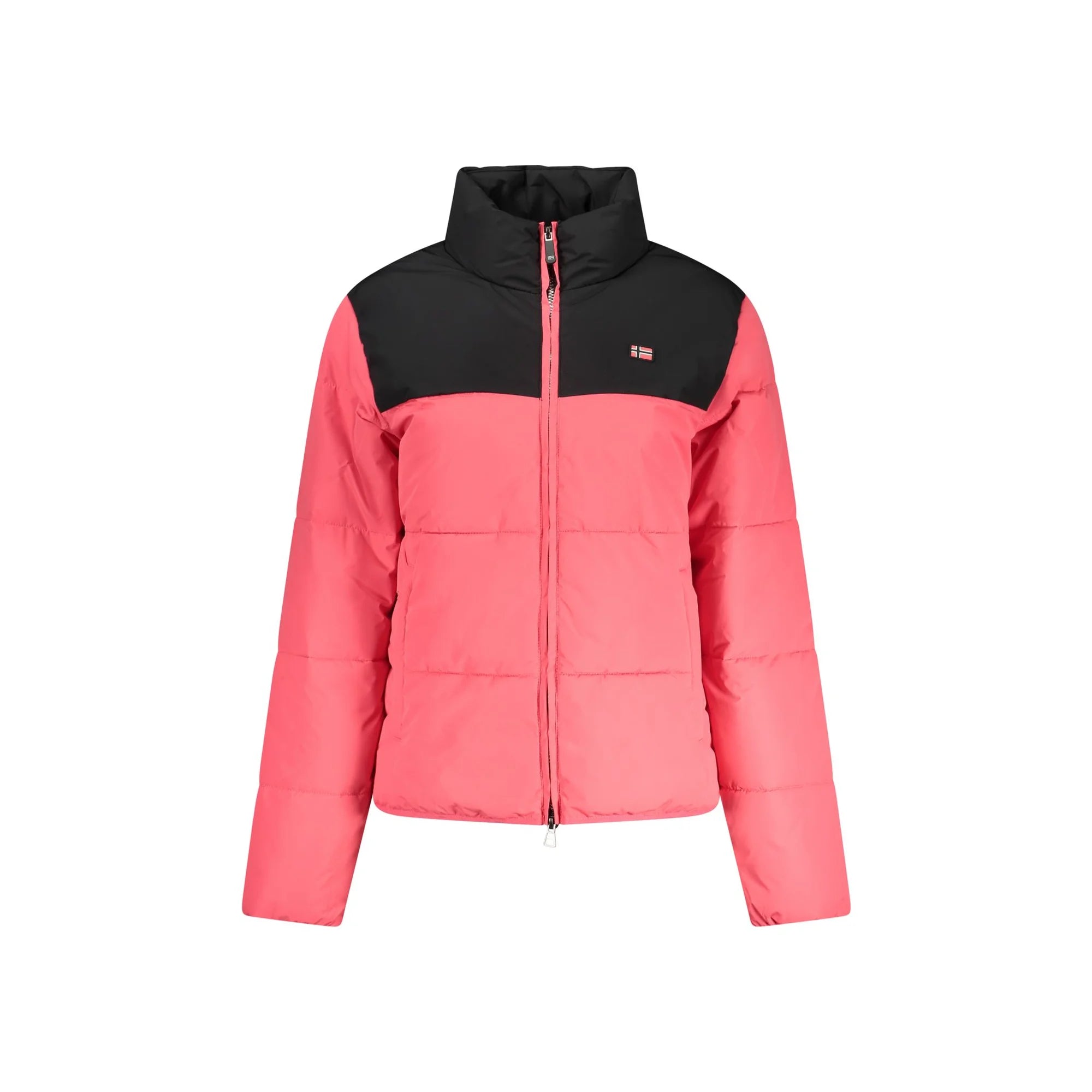 Norway 1963 Giubbotto Donna Rosa Zip Dettagli Contrasto Logo Giubbotti e Giacche - foto prodotto