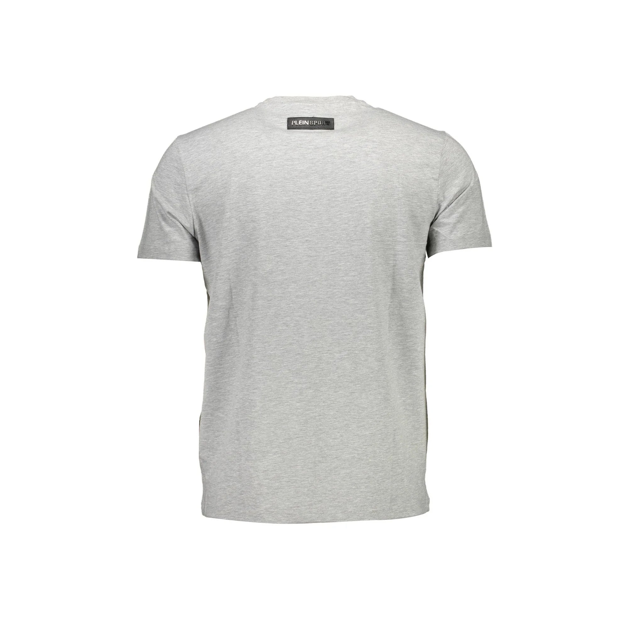 PLEIN SPORT T-SHIRT MANICHE CORTE UOMO GRIGIO