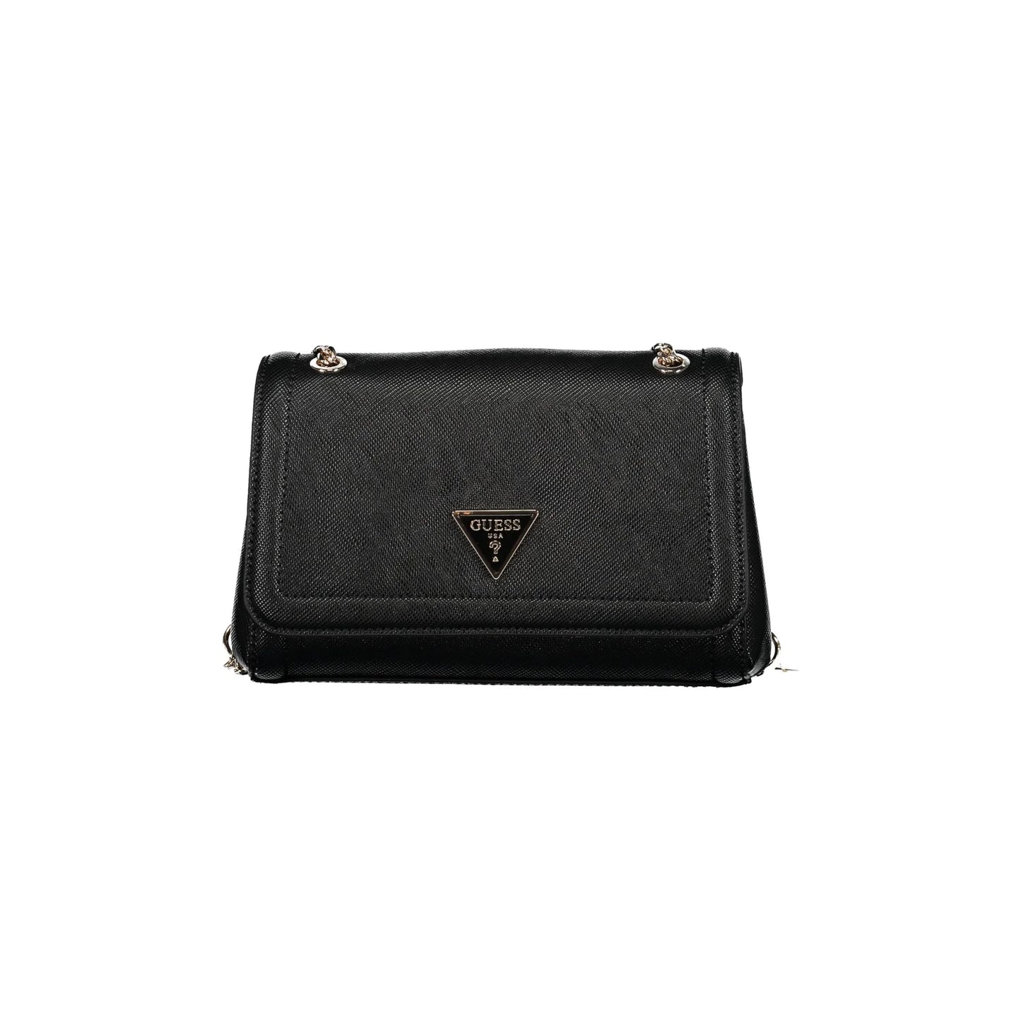 GUESS JEANS Borsa Donna a Spalla Noelle Nera con Catena Borse Nero - foto prodotto