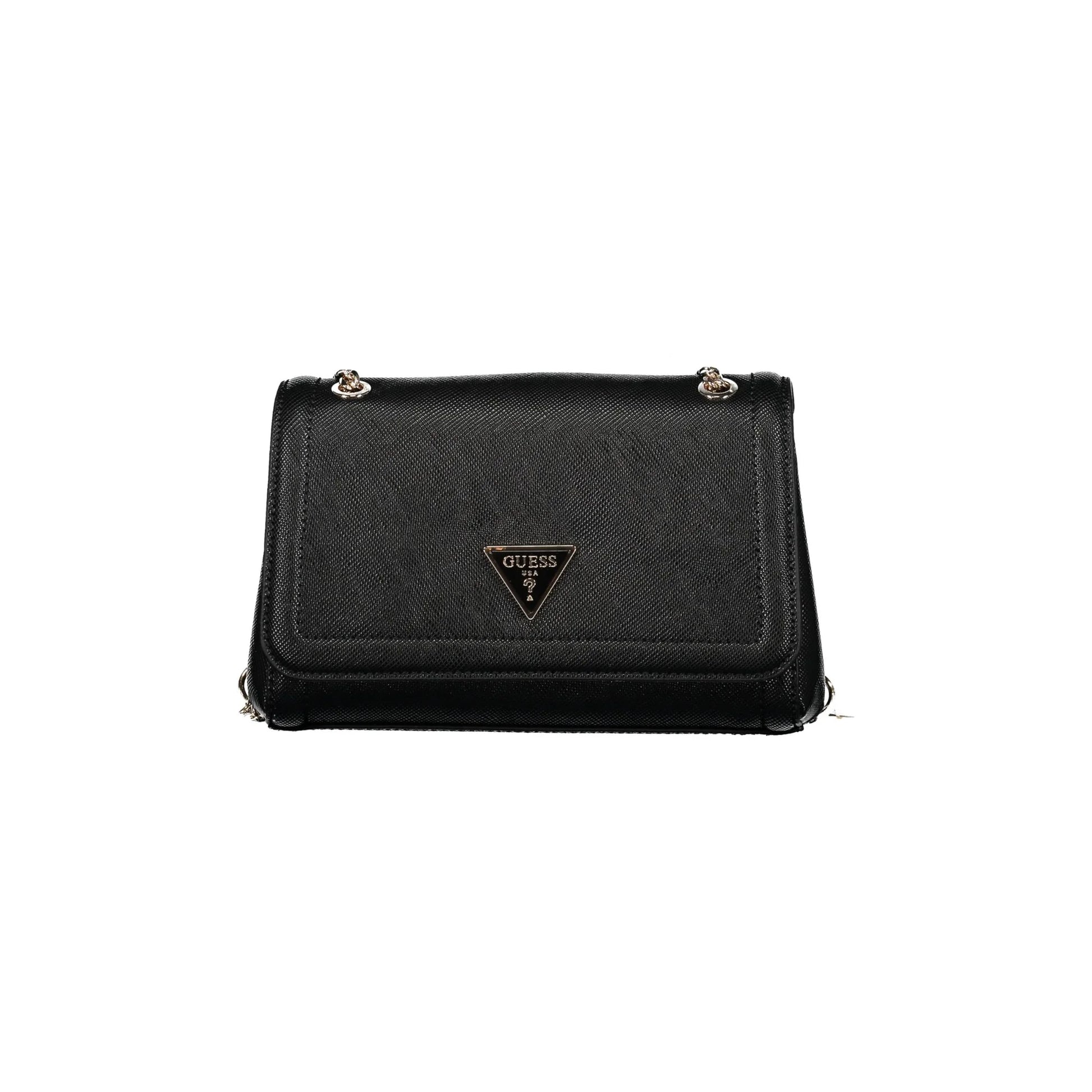 GUESS JEANS Borsa Donna a Spalla Noelle Nera con Catena Borse Nero - foto prodotto