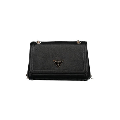 GUESS JEANS Borsa Donna a Spalla Noelle Nera con Catena Borse Nero - foto prodotto