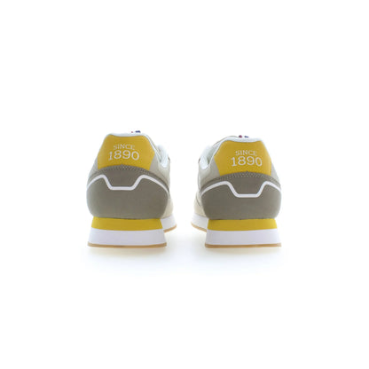 U.S. Polo Best Price Sneakers Uomo beige Dettagli a Contrasto - vista 2