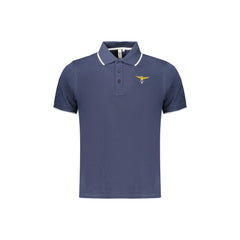 Accademia Militare Polo Maniche Corte Uomo Blu Stampa