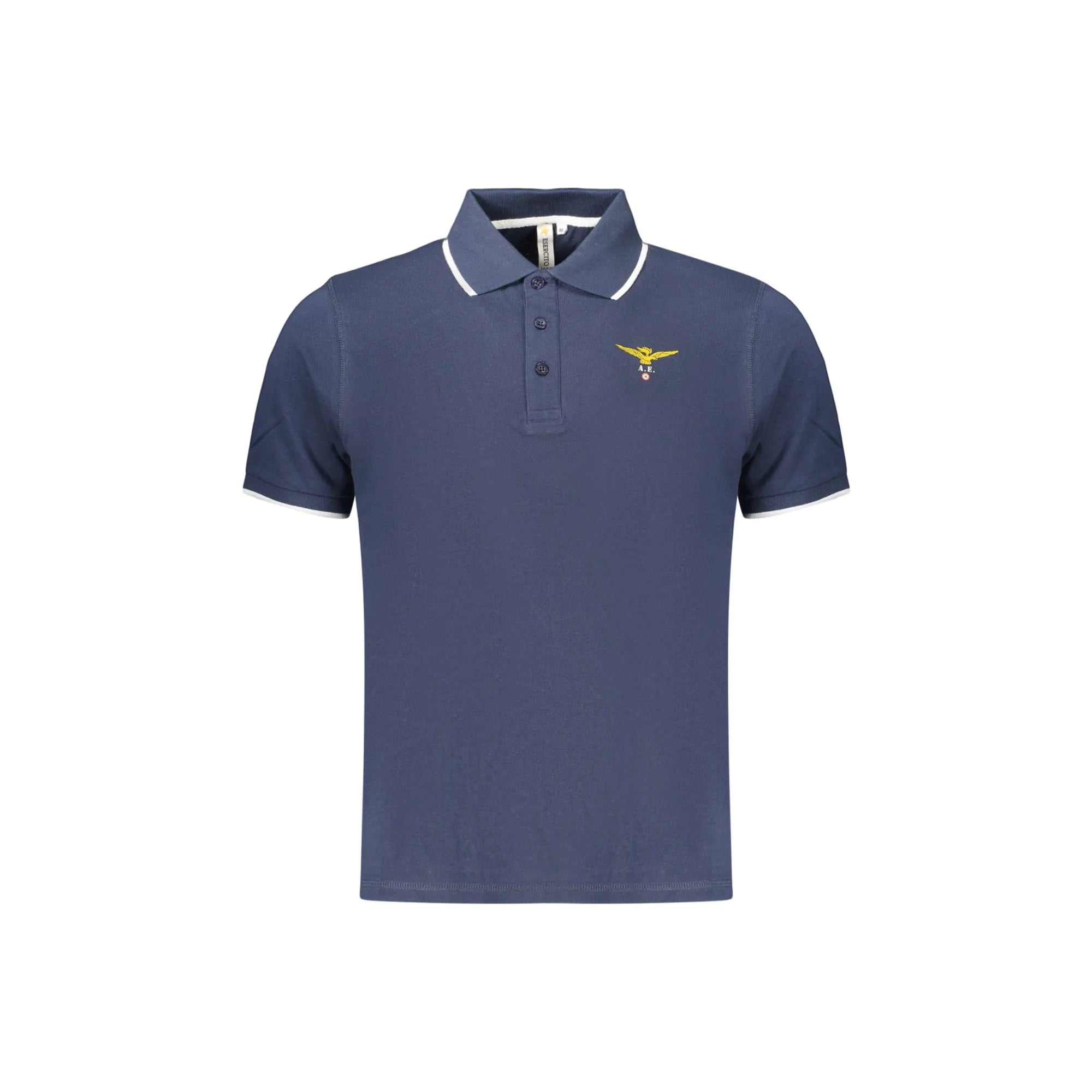 ACCADEMIA MILITARE POLO MANICHE CORTE UOMO BLU