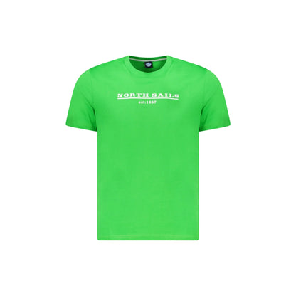 North Sails T-Shirt Maniche Corte Uomo Verde Stampa - foto prodotto