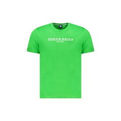North Sails T-Shirt Maniche Corte Uomo Verde Stampa
