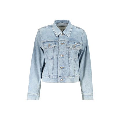 CALVIN KLEIN GIUBBOTTO IN JEANS DONNA AZZURRO