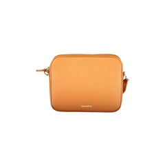 Coccinelle Τσάντα Χιαστί Βάση Δέρμα Γυναίκα Πορτοκαλί Λογότυπο