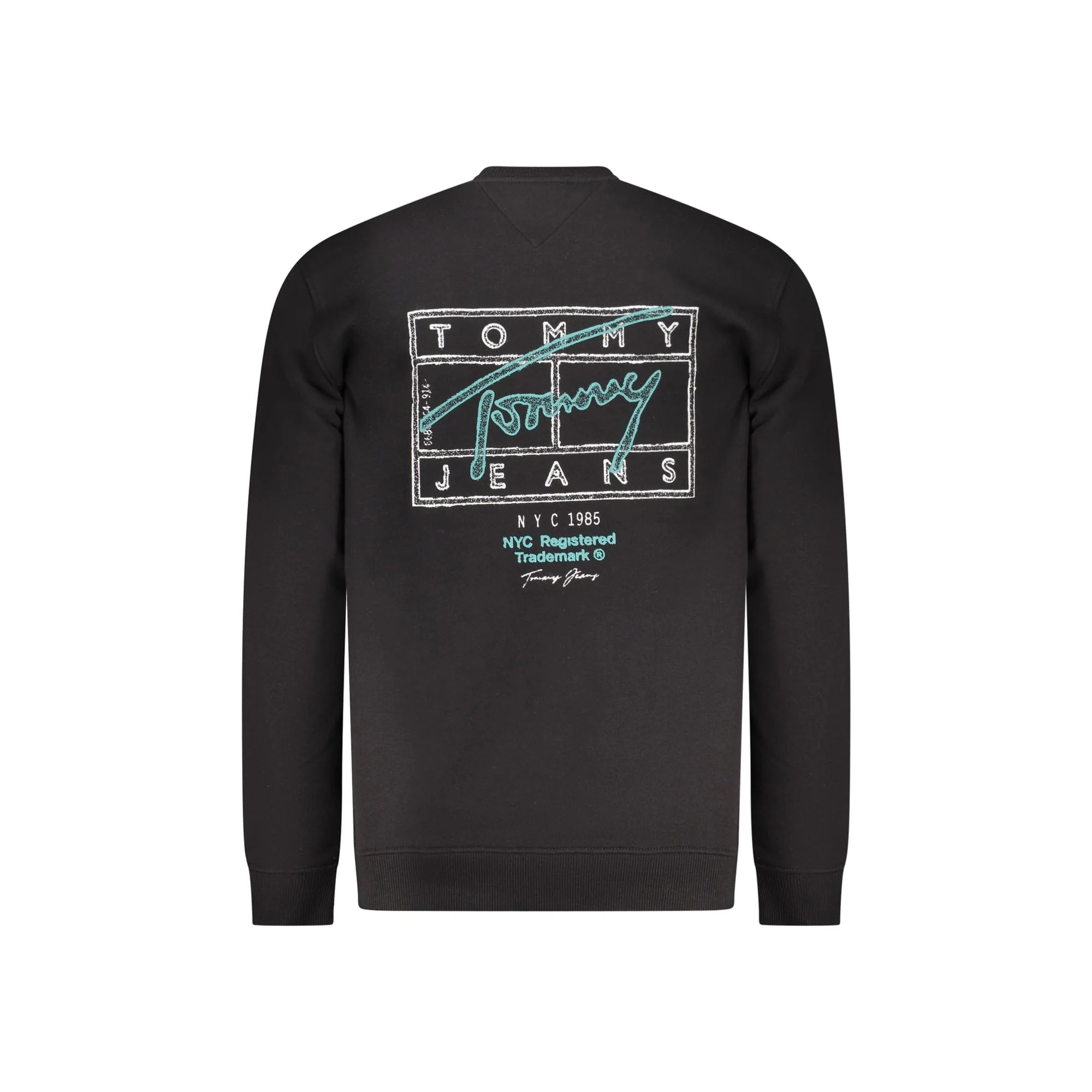 TOMMY HILFIGER FELPA SENZA ZIP UOMO NERO