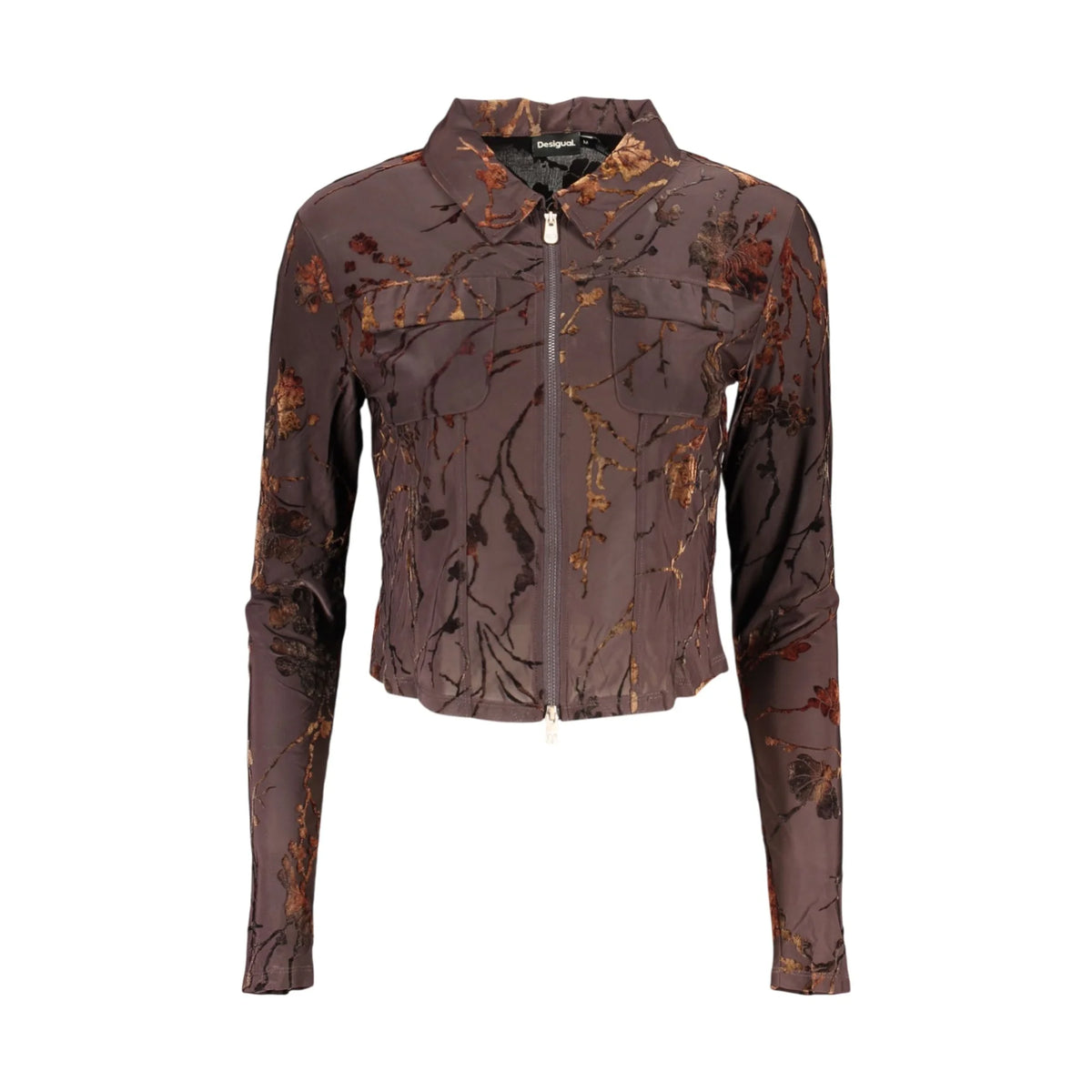 DESIGUAL MAGLIA DONNA MARRONE