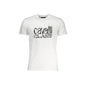 Cavalli Class T-Shirt Maniche Corte Uomo Bianca Stampa Logo Bianco - foto prodotto