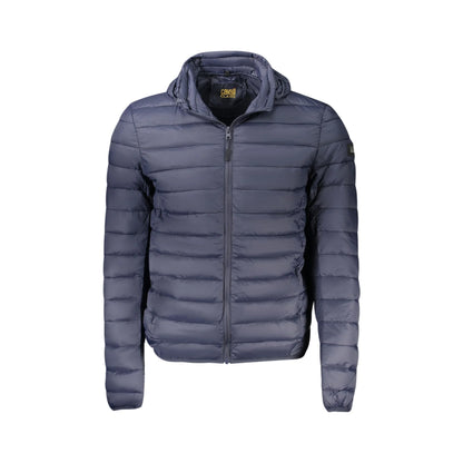 Cavalli Class Giubbotto Uomo Blu con Cappuccio e Imbottitura Leggera Giubbotti e Giacche - foto prodotto