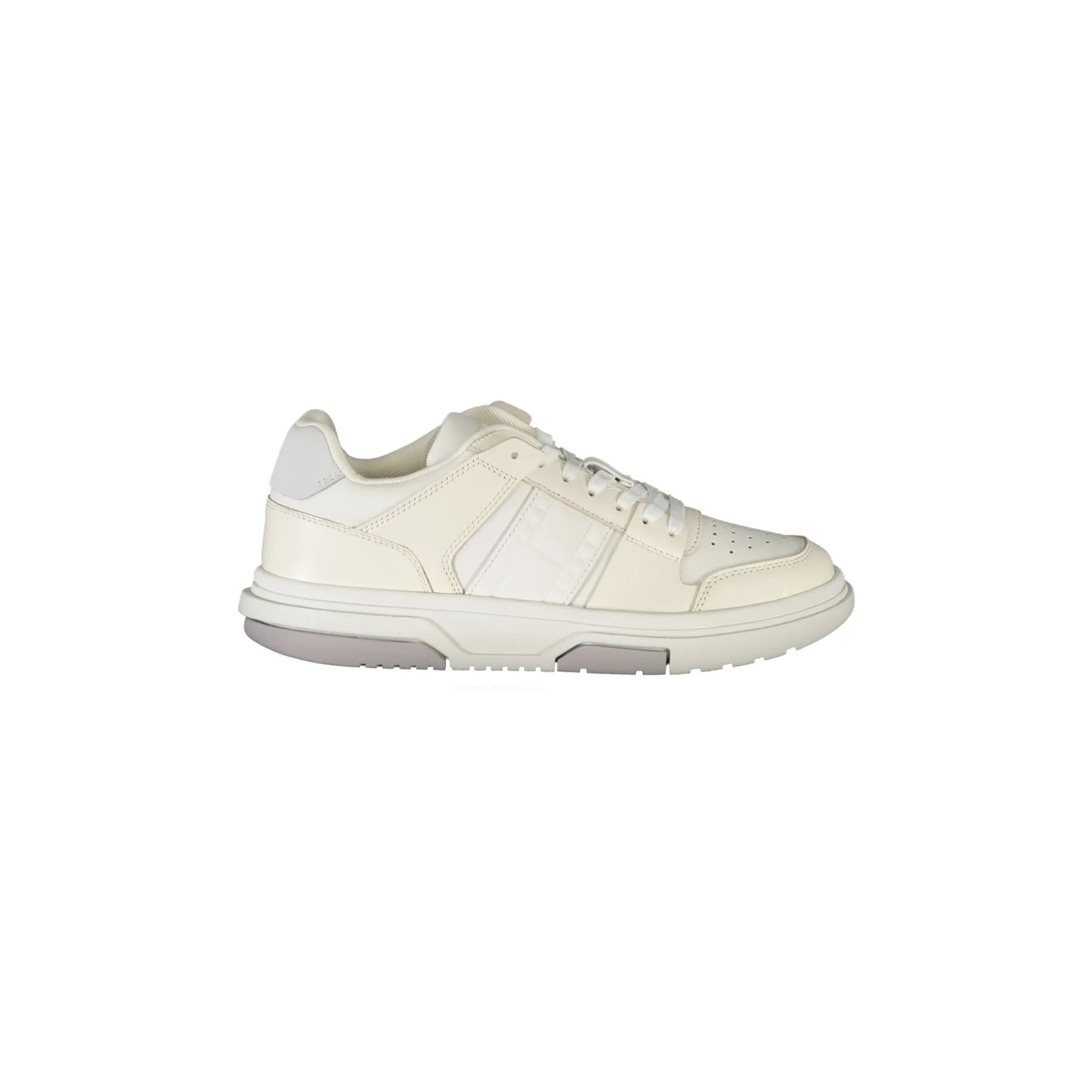 TOMMY HILFIGER Scarpe Sneakers Donna Bianche con Dettagli a Contrasto Bianco - foto prodotto