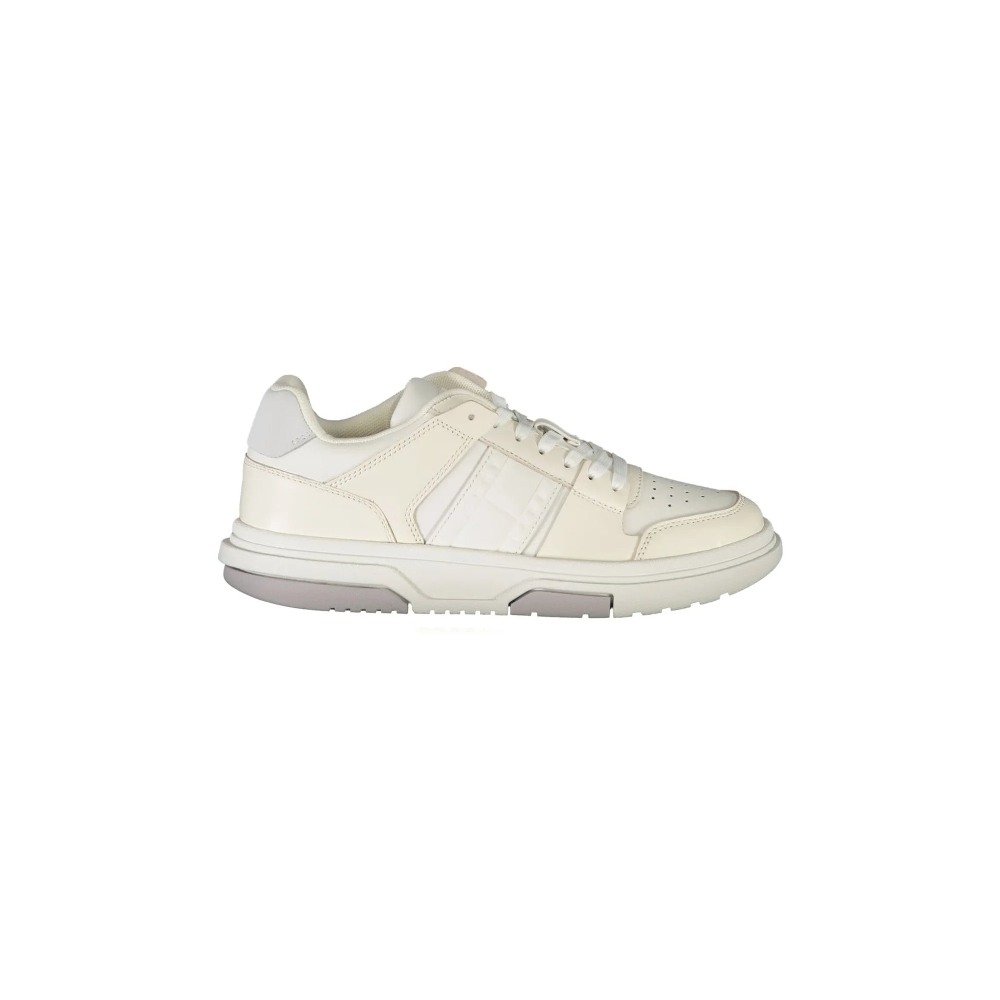TOMMY HILFIGER Scarpe Sneakers Donna Bianche con Dettagli a Contrasto Bianco - foto prodotto