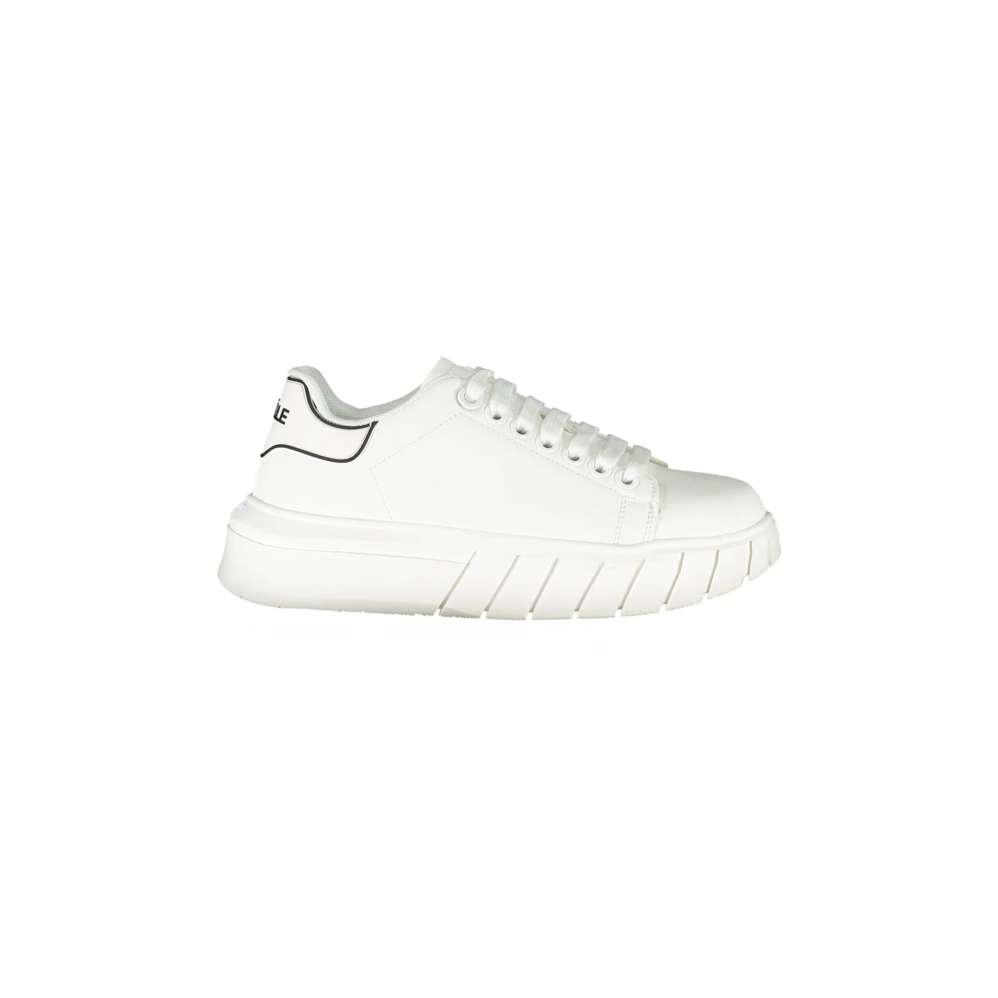 GAELLE PARIS Scarpe Sneakers Donna Bianche con Dettagli a Contrasto Bianco - foto prodotto