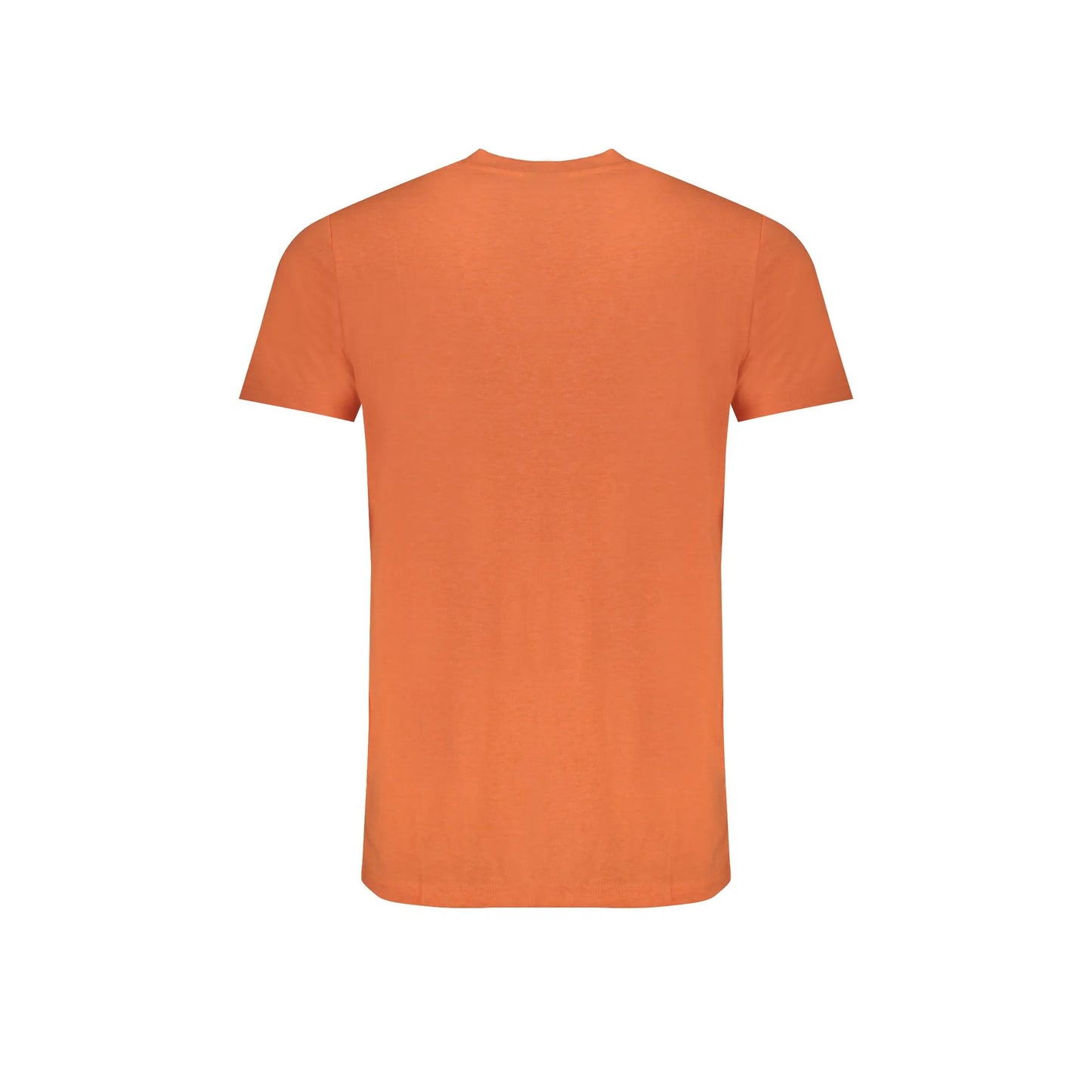 Norway 1963 T-Shirt Maniche Corte Uomo Arancione Ricamo - vista 2