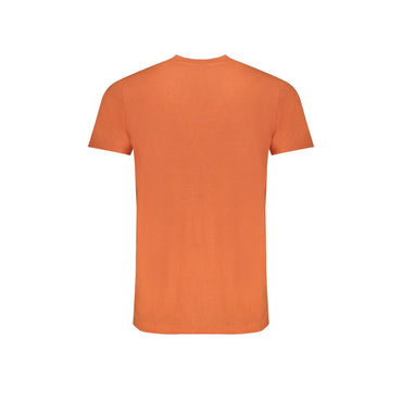 Norway 1963 T-Shirt Maniche Corte Uomo Arancione Ricamo - vista 2