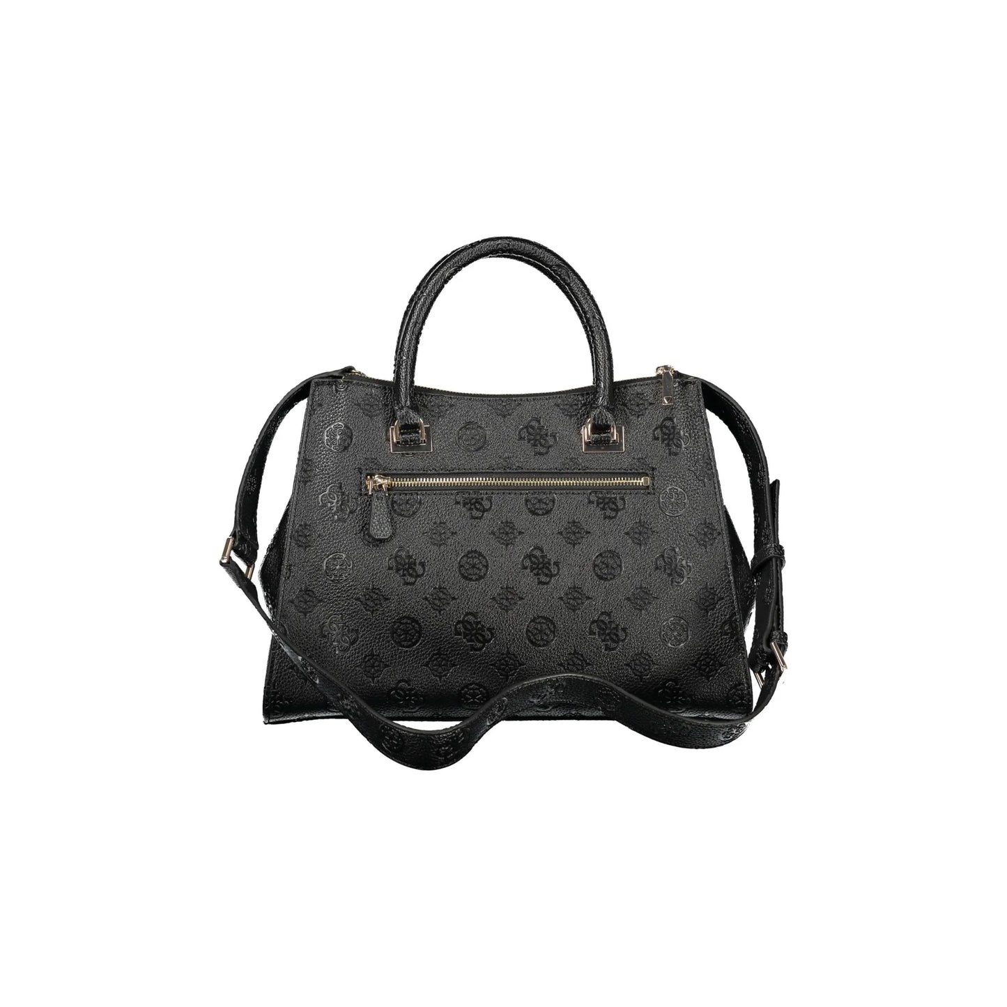 Guess Jeans Borsa a Tracolla Donna Nera Dettagli a Contrasto Borse nero - vista 2