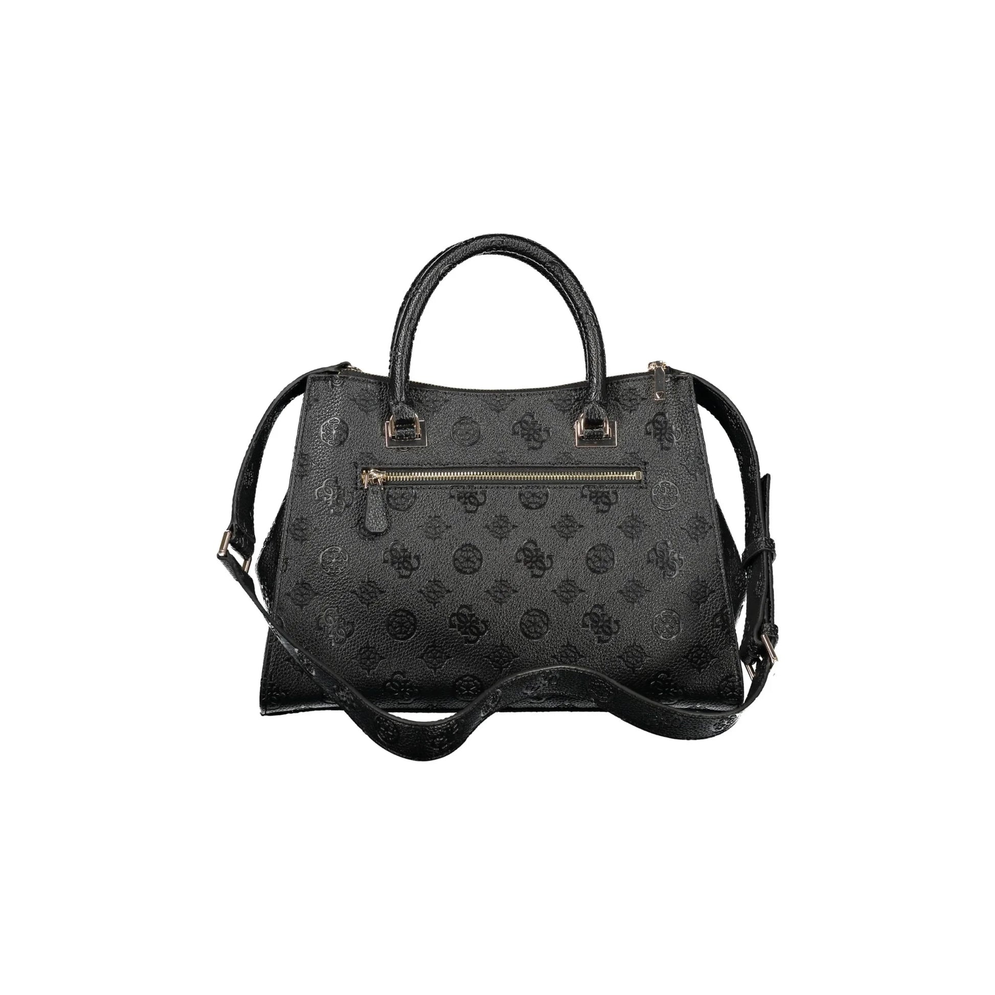 Guess Jeans Borsa a Tracolla Donna Nera Dettagli a Contrasto Borse nero - vista 2