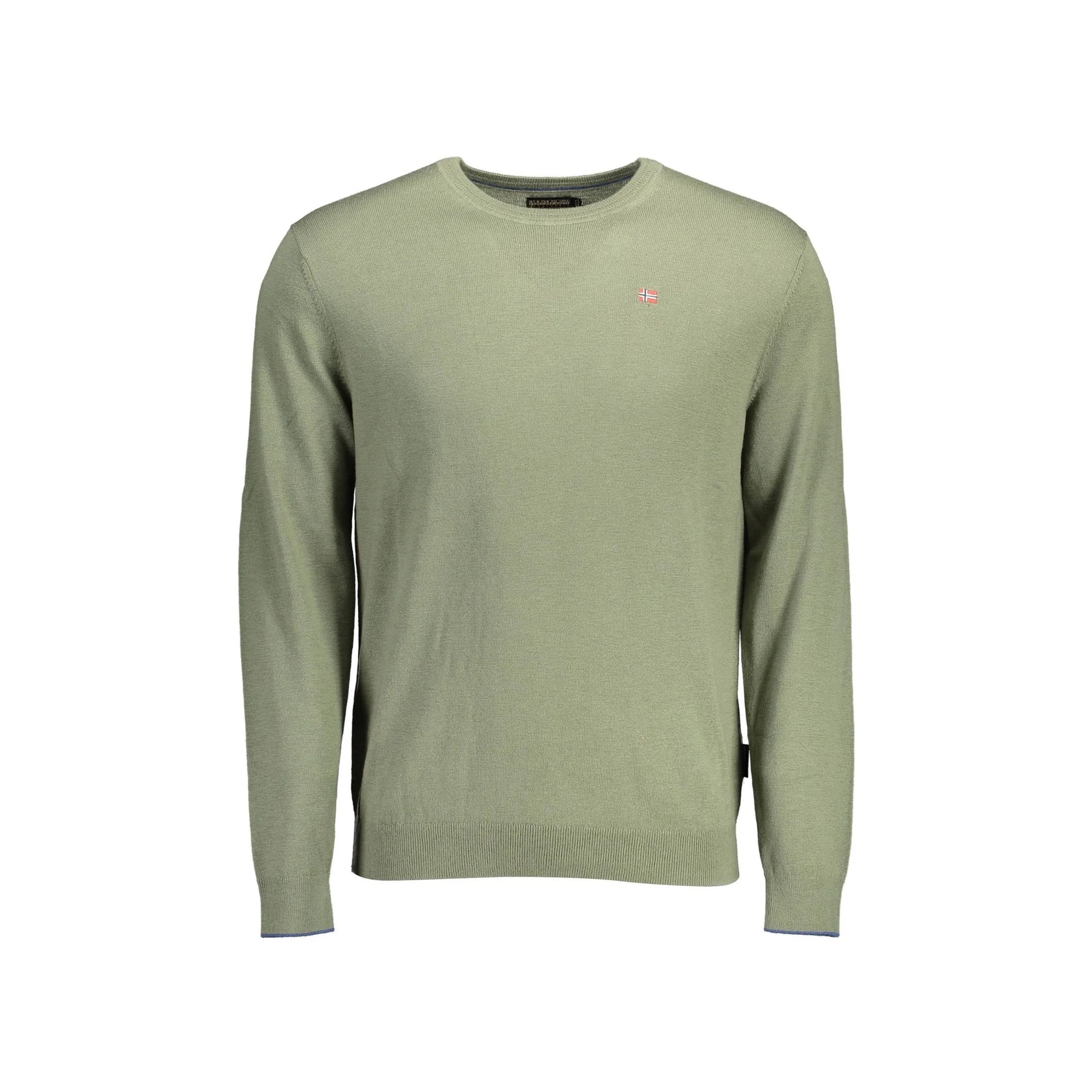 Napapijri Maglione Uomo Verde Girocollo Maniche Lunghe Maglie - foto prodotto