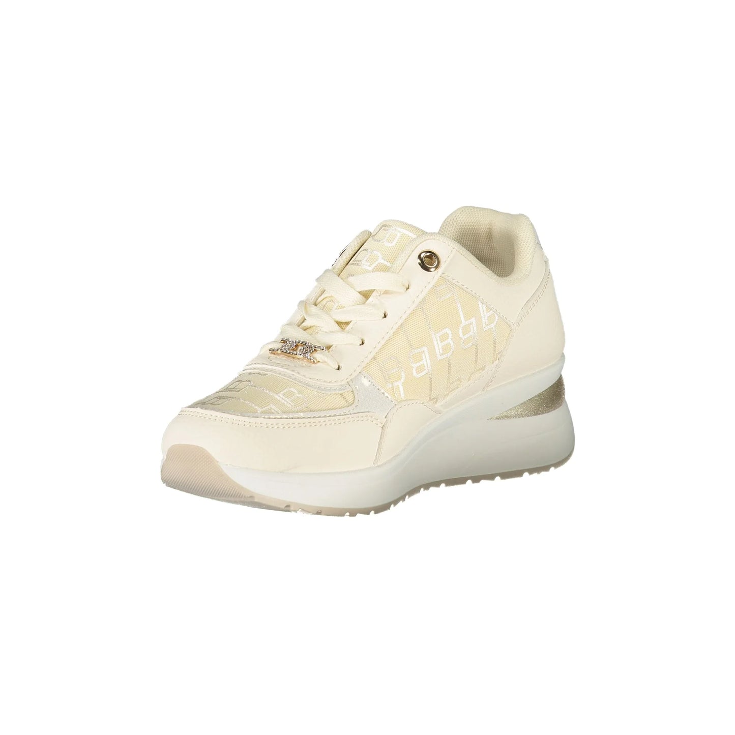 LAURA BIAGIOTTI Sneakers Donna Bianche con Lacci e Zip Laterale bianco - vista 3