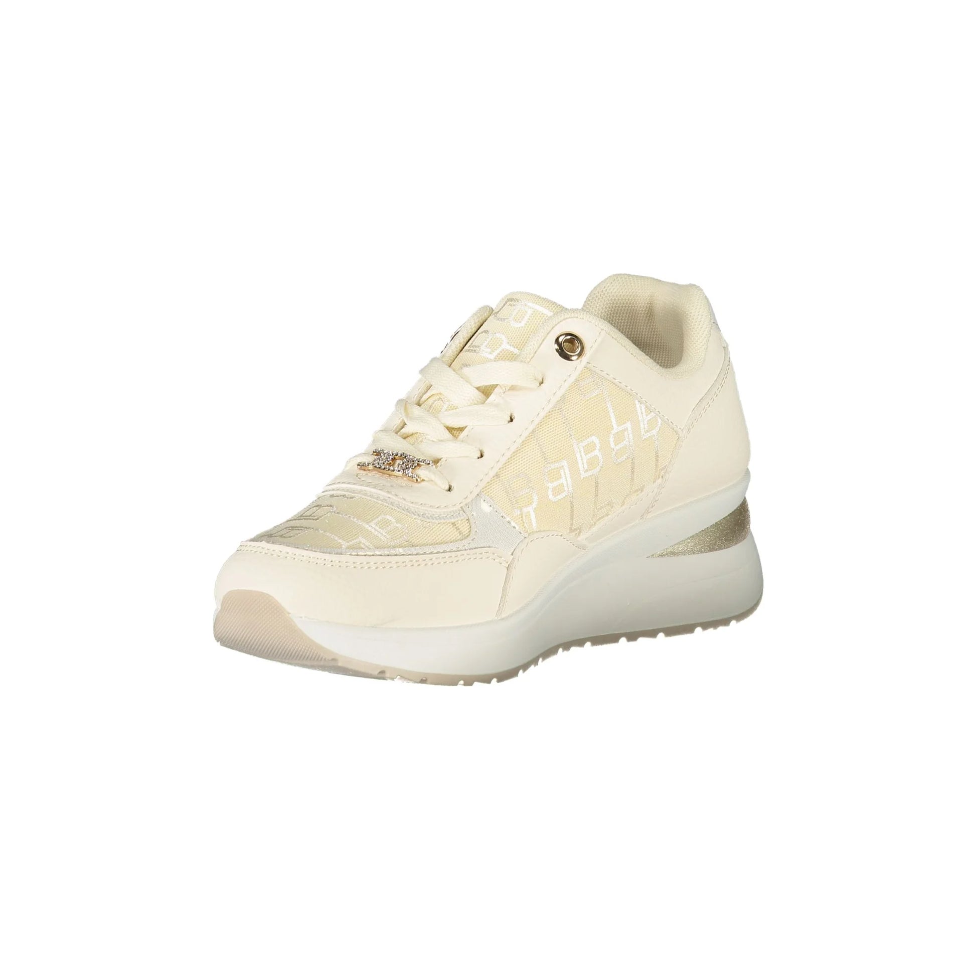 LAURA BIAGIOTTI Sneakers Donna Bianche con Lacci e Zip Laterale bianco - vista 3