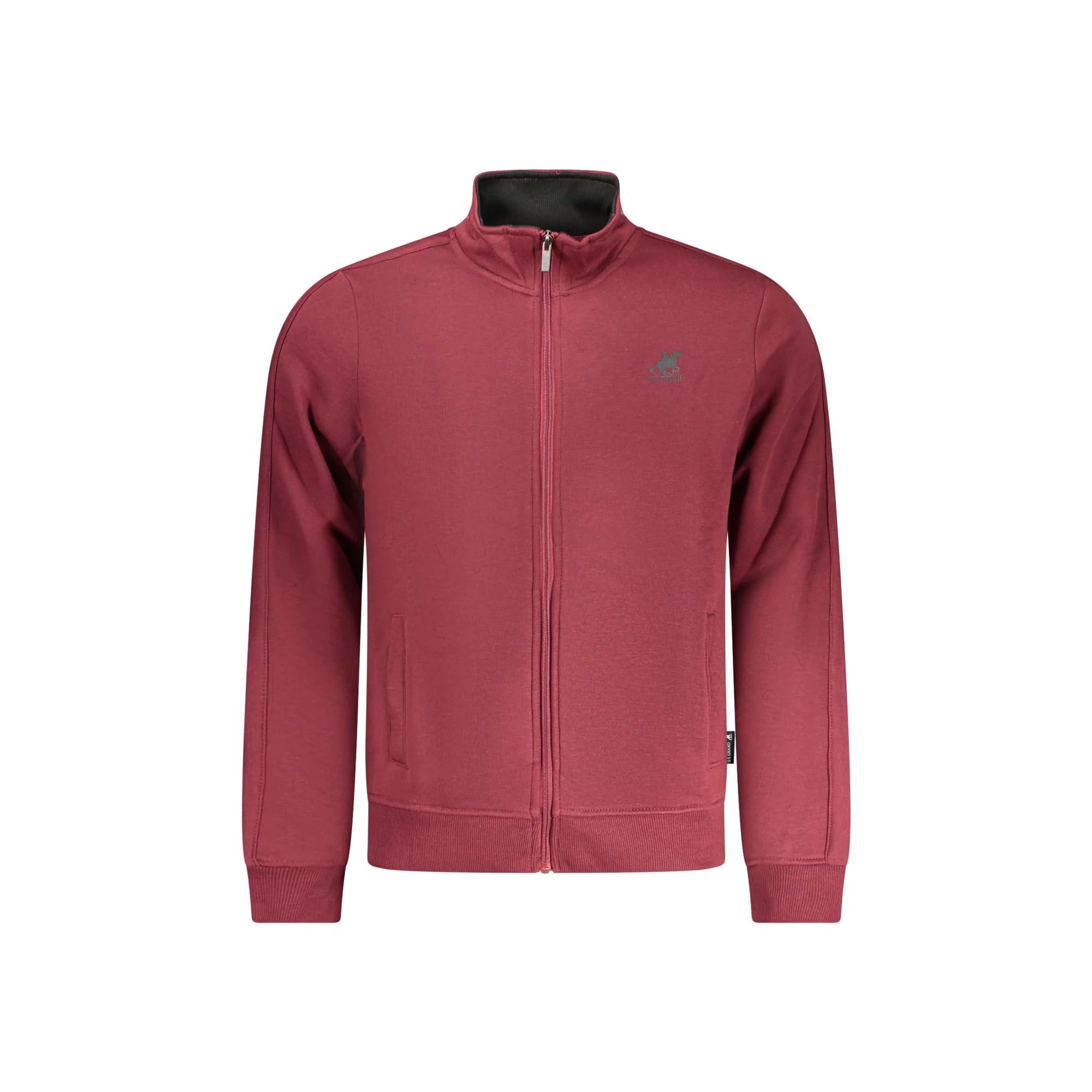 U.S. GRAND FELPA CON ZIP UOMO ROSSO