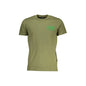 Cavalli Class T-Shirt Maniche Corte Uomo Verde Stampa - foto prodotto